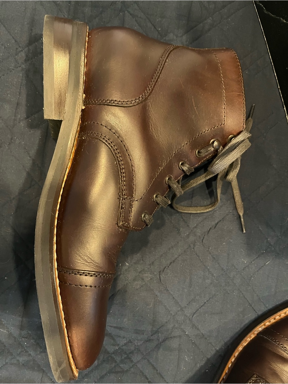 Thursday Boot Co. Captain Cap-Toe Boots - Dark Brown - Size 9.5 - EXCELLENT ! - Picture 8 of 14